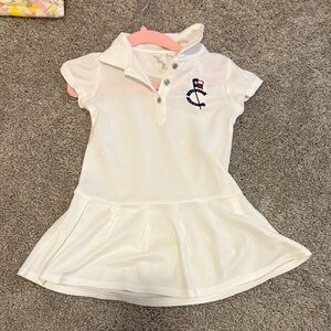 White Polo Dress with Logo
